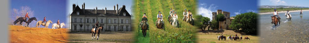 Ride in France - Horse riding trail, horseback vacations and equestrian holidays in France