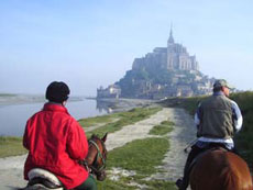 Crossing of the Bay by the dry land - Landscape of the Bay - Ride In France / Randocheval / Absolu Voyages