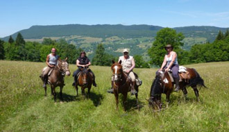 Equestrian vacations and rides in Corsica, beautifull island in Mediterranean Sea - Ride in France