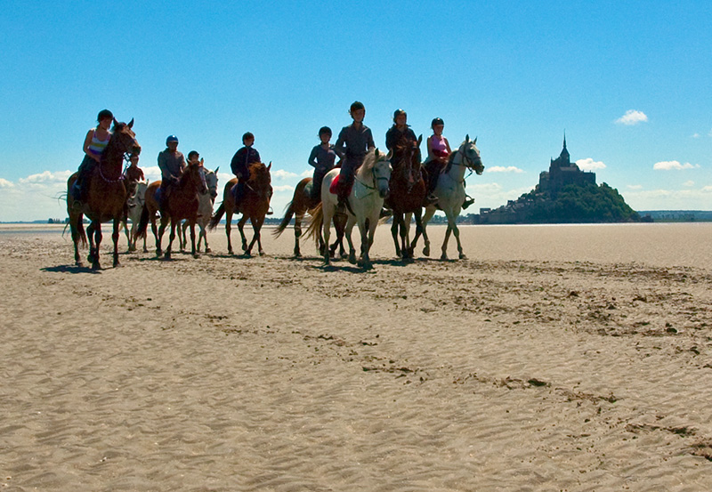 Horse riding tour in Bretagne (Brittany) and Mont Saint Michel By